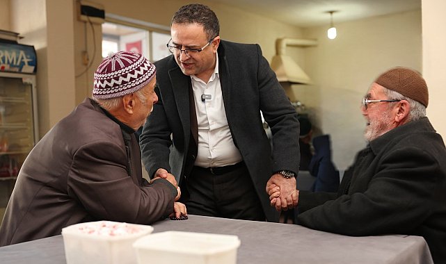 Başkan Gökçe, bölge esnafları ve halkla bir araya geldi