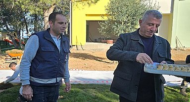 Başkan Günay'dan işçilere baklavalı teşekkür