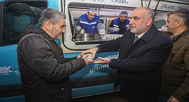 Başkan İbrahim Sandıkçı'dan Çorba İkramı