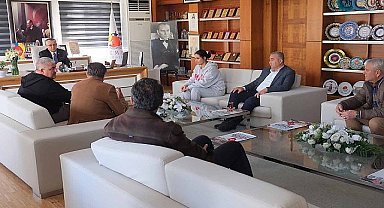 Başkan Topaloğlu'na teşekkür ziyareti