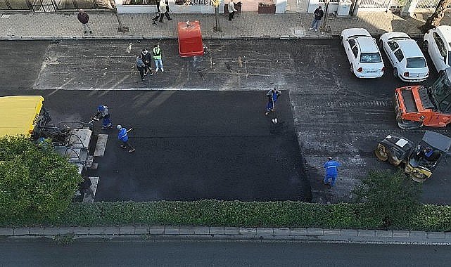 Başkan Tugay söz verdi, 2025 yılı asfalt seferberliğiyle başladı