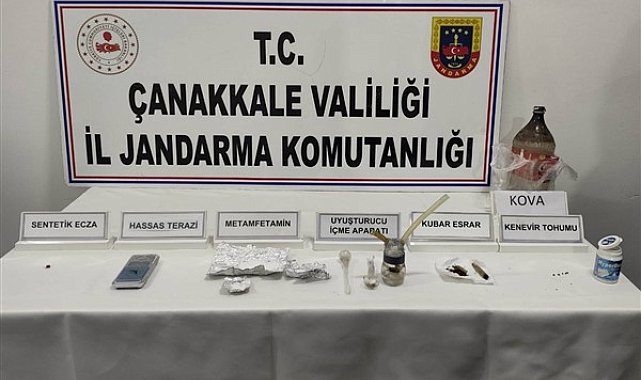 Biga'da uyuşturucu ticareti operasyonu