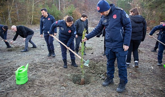 Bursa Büyükşehir Belediyesi’nden şehit itfaiye erleri anısına hatıra ormanı