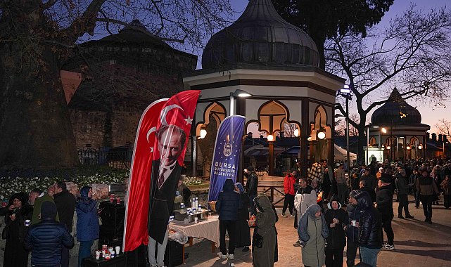 Bursa Büyükşehir Belediyesi'nden yeni yılın ilk sabahında camilerde çorba ikramı