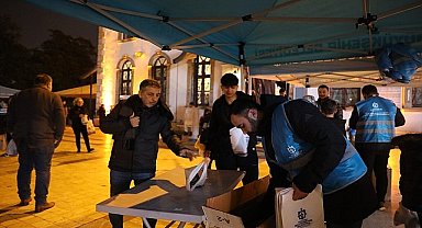 Büyükşehir'den kandil simidi ikramı