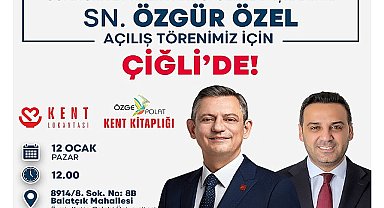 CHP Lideri Özel'den Çiğli'de iki açılış