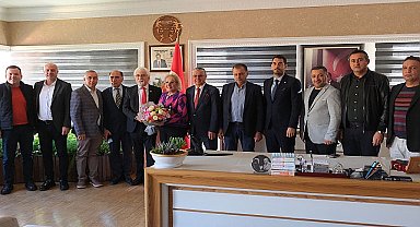 CHP PM üyesi Tüm'den Başkan Topaloğlu'na ziyaret