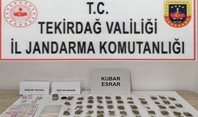Çorlu'da uyuşturucu operasyonu