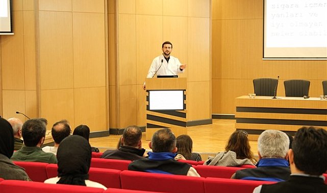 Çorum Belediye personeline “Sigaranın Zararları” konferansı verildi