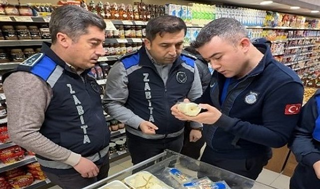 Çorum Zabıtası, zincir marketleri denetledi