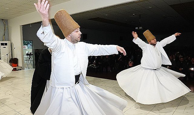Çumra'da Miraç Kandili nedeniyle düzenlenen SemâMukâbelesi, geniş katılımla gerçekleştirildi.