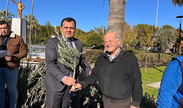 Dalaman'da zeytin ve ceviz fidanları dağıtıldı