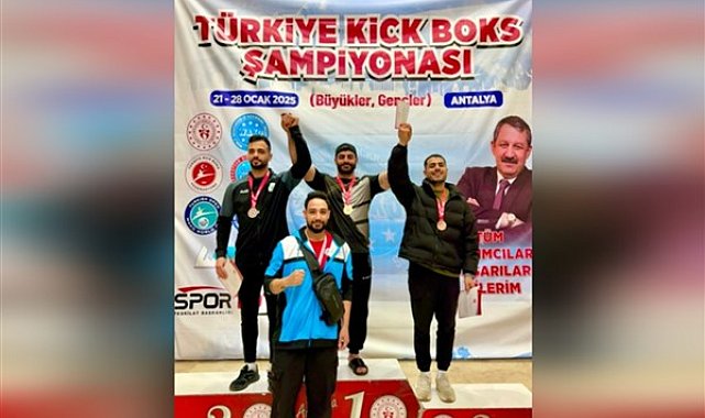 DEPSAŞ Enerji sporcuları, Türkiye Kick Boks Şampiyonası’nda 5 madalya kazandı