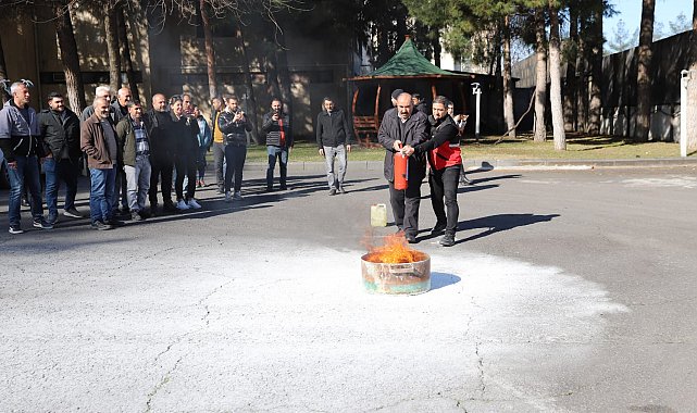 Diyarbakır Büyükşehir Belediyesi personellerine acil durum eğitimi