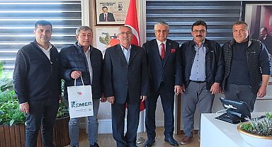 DP Kumluca İlçe Başkanı'ndan Başkan Topaloğlu'na ziyaret