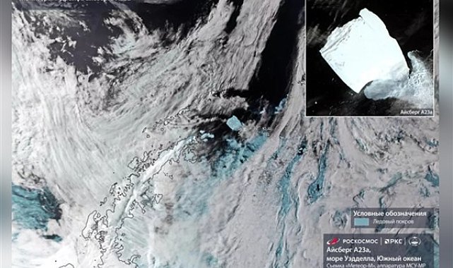 Dünya'nın en büyük buz dağı İngiliz adasını tehdit ediyor