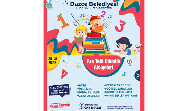 Düzce Belediyesi ara tatil için çalışmalara başladı