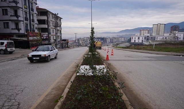 Düzce Belediyesi’nden üniversite yolunda düzenleme