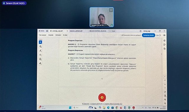 Düzce Üniversitesi Ulusal Staj Programı konferansı düzenledi