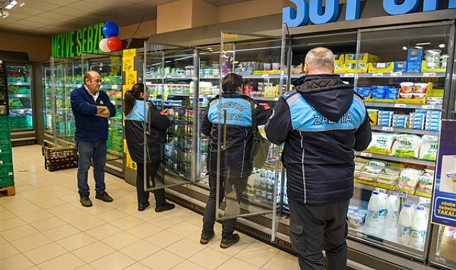 Esenyurt zabıta ekipleri, market denetimlerini sürdürüyor