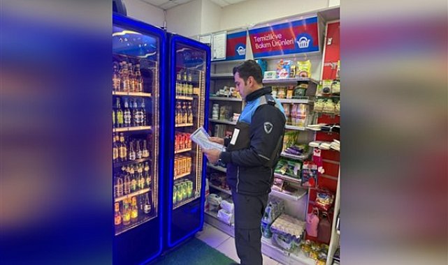 Esenyurt Zabıtası, ilçe genelinde içki satışı yapan işletmeleri denetledi