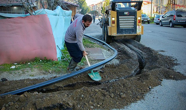 Giresun Belediyesi'nin içme suyu yatırımları sürüyor
