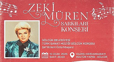 Gölcük Belediyesi, Türk müziğinin efsane ismi Zeki Müren'i anmak üzere özel bir gece düzenleyecek. 