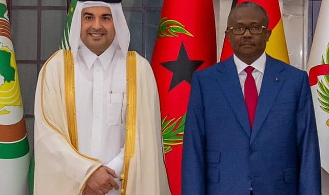 Guinea-Bissau Cumhurbaşkanı Embalo, Katar Büyükelçisi Al Sada'nın güven mektuplarını aldı
