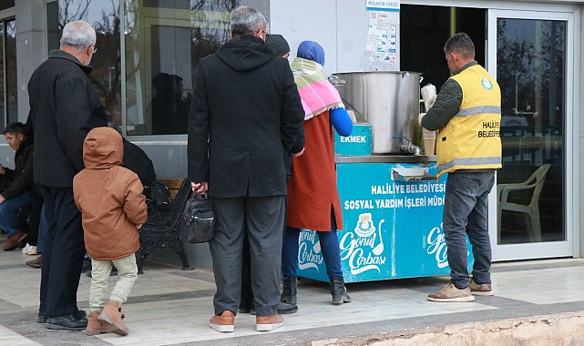 Haliliye Belediyesi'nden çorba ikramı