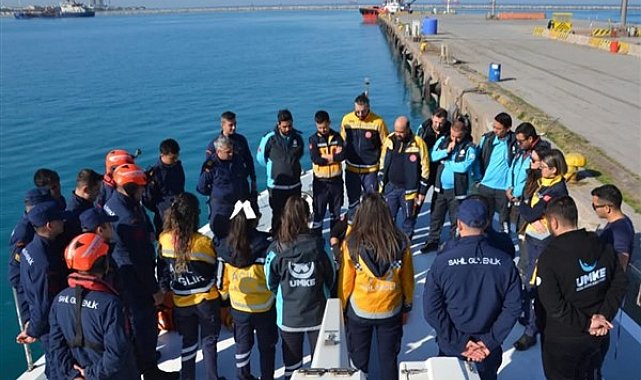 Hatay İl Sağlık Müdürlüğü ve Sahil Güvenlikten ortak tatbikat