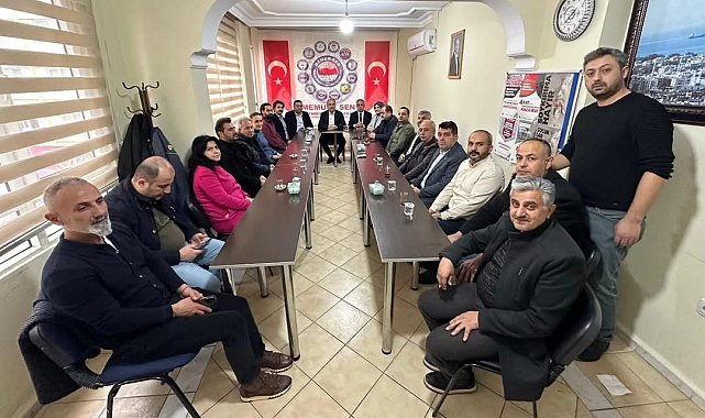 Hatay Milletvekili Özel'den sendika ziyareti