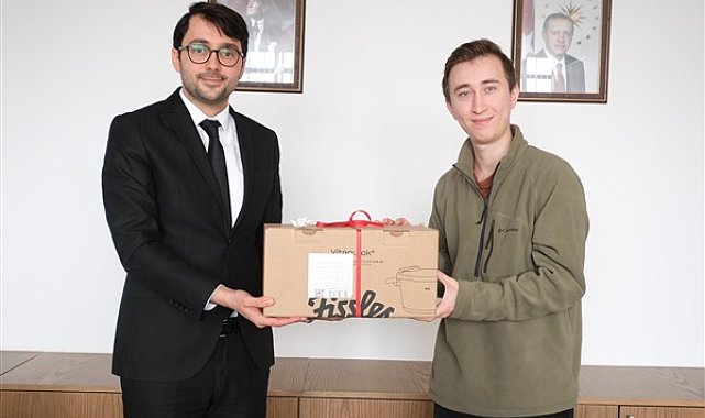 İnegöl'de elektronik atık kampanyasının kazananları ödüllerini aldı