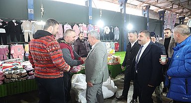 Kandıra Belediyesi'nden Pazarcı Esnafına Çorba İkramı