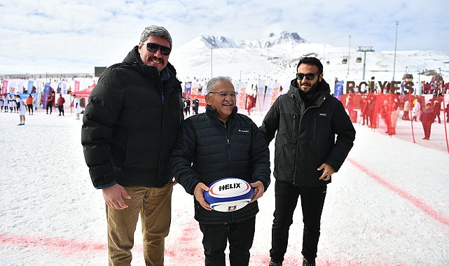 Kar Ragbi Türkiye Şampiyonası, 120 sporcunun katılımıyla yapıldı