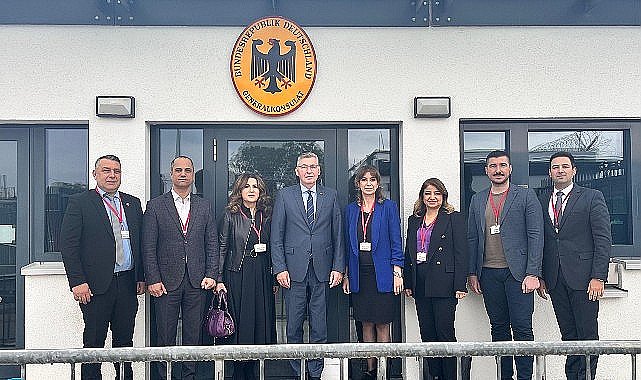 Karabağlar AB Komisyonu'ndan Almanya Başkonsolosluğu'na ziyaret