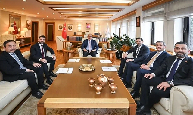 Karabük heyeti, Bakan Ersoy'u ziyaret etti