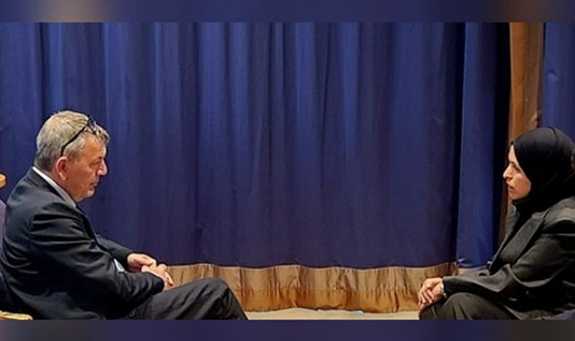 Katar'ın BM Daimi Temsilcisi Saif Al Sani, UNRWA Genel Komiseri Lazzarini ile görüştü