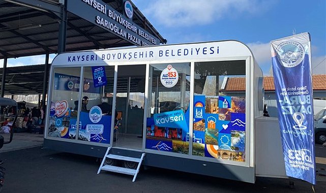 Kayseri Büyükşehir Belediyesi’nden Mobil Beyaz Masa birimi