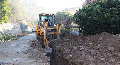 Kemer Aslanbucak'ın içme suyu hattı yenileniyor