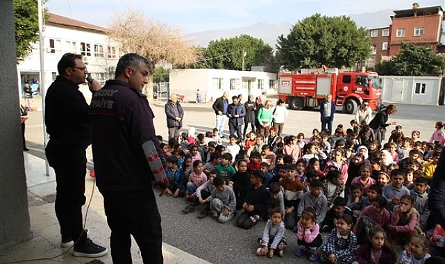 Kılıç Ali paşa ilkokulu’nda yangın tatbikatı düzenlendi