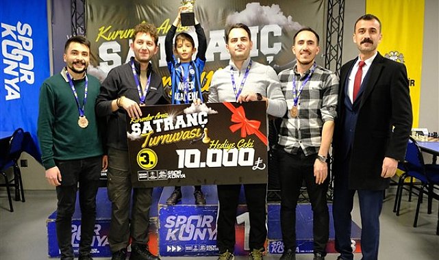 Konya Büyükşehir Belediyesi Kurumlar Arası Satranç Turnuvası yapıldı