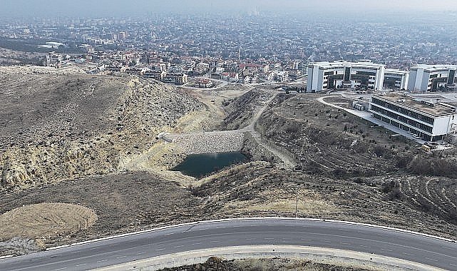 Konya Büyükşehir NEÜ Kampüsü İçindeki Taşkın Göletini Tamamladı