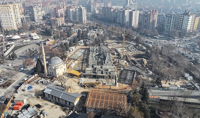 Konya Şehir Kütüphanesi'nin inşaat çalışmaları devam ediyor