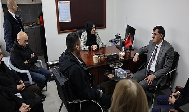 Kütahya Belediye Başkanı Kahveci, Abacı ile bir araya geldi