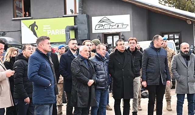 Mamak Belediye Başkanı Şahin, Bolu’da olay yerinde incelemeler yaptı