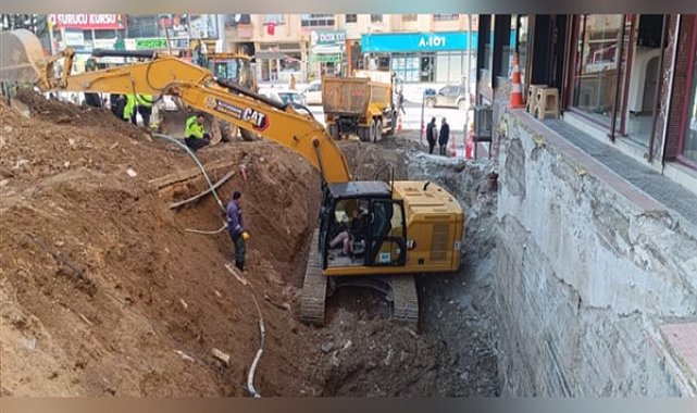 Mamak'ta Boğaziçi Mahallesi'ndeki drenaj hattı sorunu çözüldü