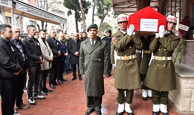Manisalı Kıbrıs gazisi Gençerler'in cenazesi askeri törenle defnedildi