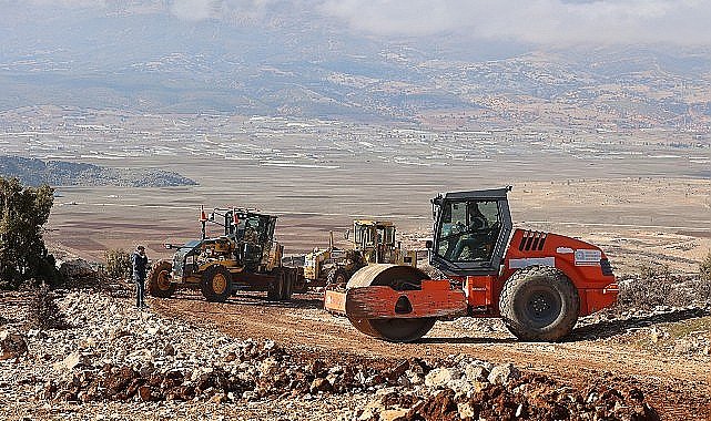 Müren yayla yolunda stabilize çalışmaları başladı