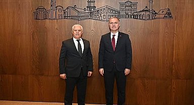Mustafa Bozbey'den Başkan Taban'a Ziyaret