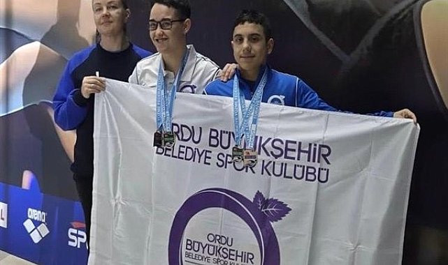 Ordu Büyükşehir Belediye Spor Kulübü Para Yüzme sporcularından derece